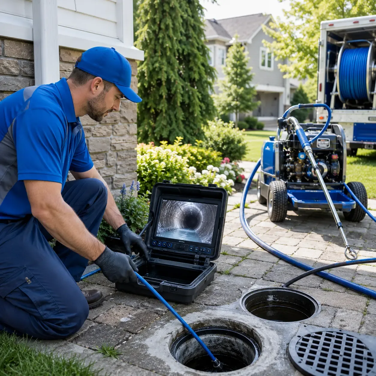 Outdoor drain cleaning professionals serving Webster Springs, WV